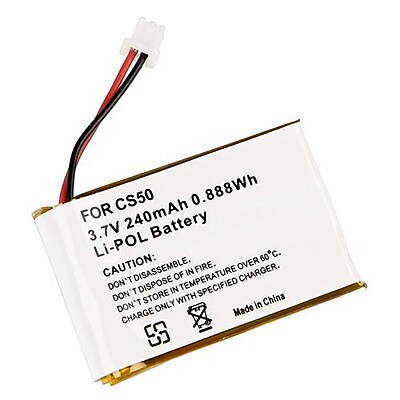 Insten 823710 240mAh 3.7V Li ion Cordless Phone Battery For Plantronics CS 50
