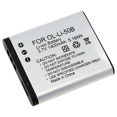 Insten 238943 3.7 VDC Rechargeable Li ion Battery For Olympus Li 50B 1010 1020 1030 White