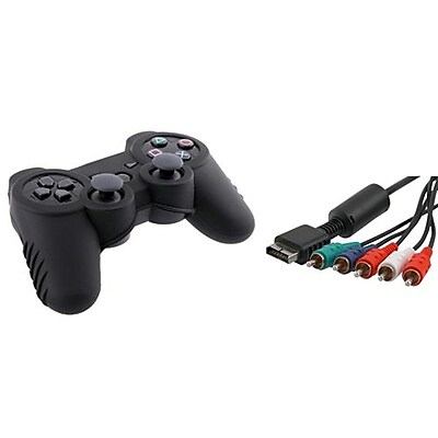 Insten 274266 2 Piece Game Cable Bundle For Sony PS3 Controller