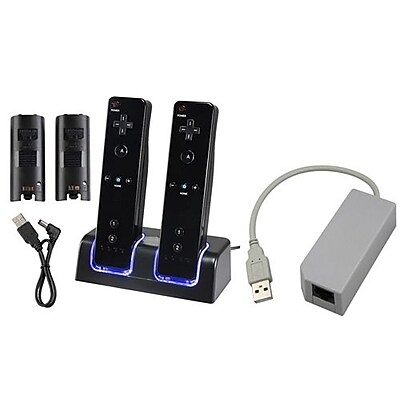 Insten 359172 2 Piece Game Adapter Bundle For Nintendo Wii Wii U