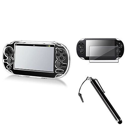 Insten 498549 3 Piece Game Case Bundle For Sony PlayStation Vita Vita 2000