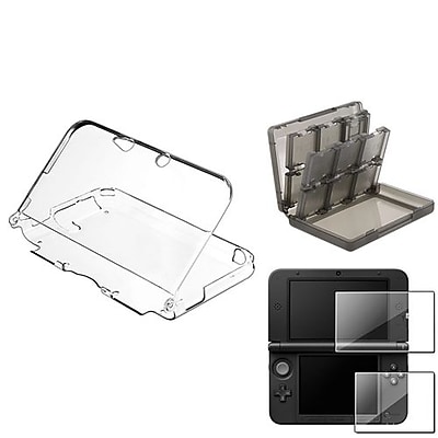Insten 737249 3 Piece Game Case Bundle For Nintendo 3DS 3DS XL LL