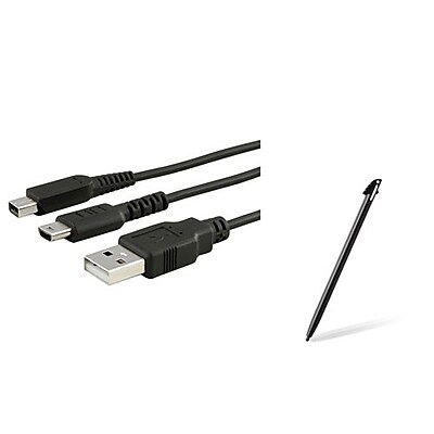 Insten 873534 2 Piece Game Cable Bundle For Nintendo Dsi NDS Lite Nintendo 3DS XL LL