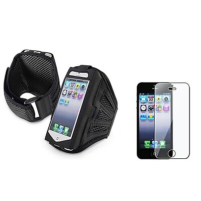 Insten 922495 2-Piece iPhone Armband Bundle For Apple iPhone 5\/5C\/5S\/iPod Touch 5th Gen
