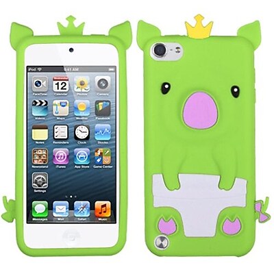 Insten Crown Piggie Pastel Skin Cover For iPod Touch 5th Gen Green
