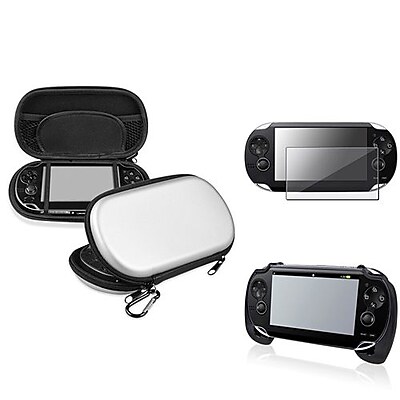 Insten 1035050 3 Piece Game Case Bundle For Sony PlayStation Vita Vita 2000