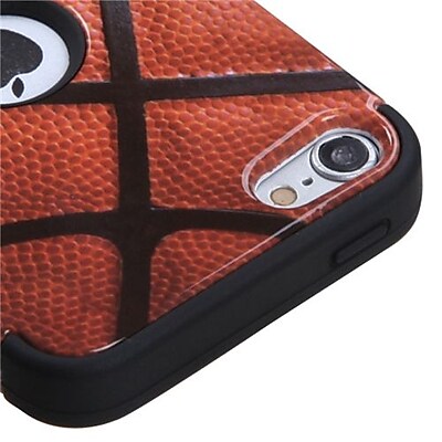 Insten TUFF Hybrid Phone Protector Cover For iPod Touch 5th Gen Black Basketball