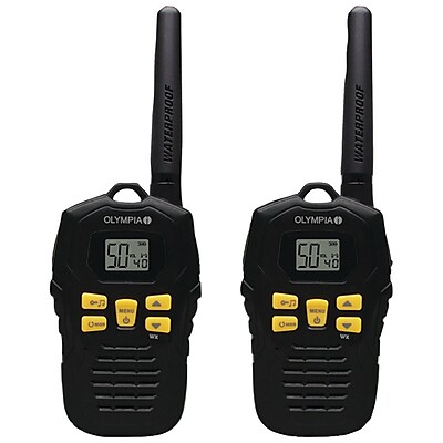 Olympia R100 37 Mile 2 Way Radio Black Yellow