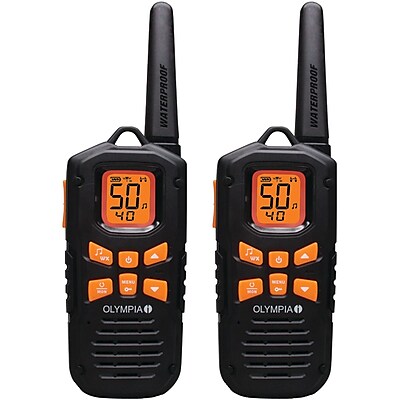 Olympia R500 42 Mile 2 Way Radio Black Yellow