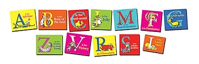 Eureka Dr. Seuss Mini Bulletin Board Set Encouraging and Positive ABC
