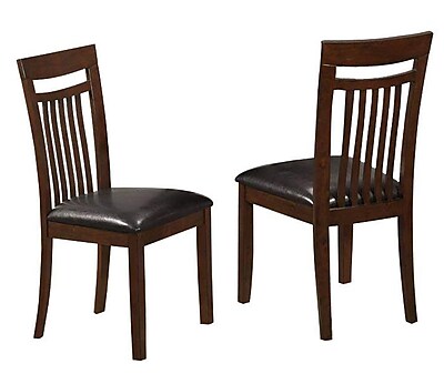 Monarch Side Chair Solid Wood MDF Board Chair Antique Oak Brown