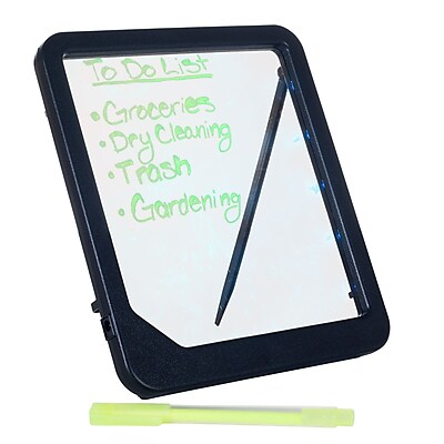 Trademark Glowing LED Writing Menu Blank Message Board Black Clear