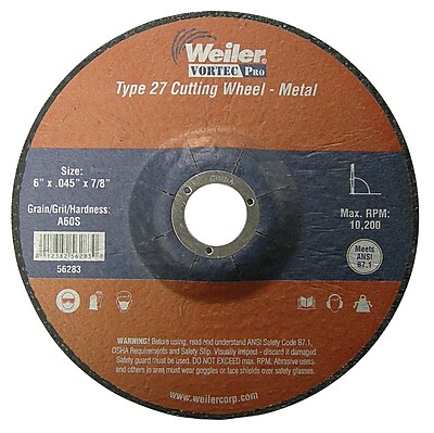 WEILER Resin Bonded Abrasive