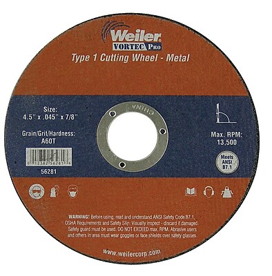 WEILER Cut Off Wheel