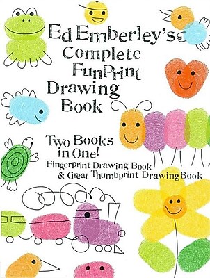 Ed Emberley's Complete Funprint Drawing Book (Turtleback School & Library Binding Edition)