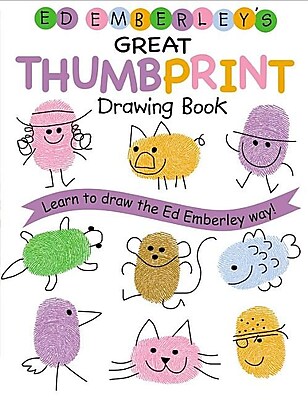 Ed Emberley's Great Thumbprint Drawing Book (Turtleback School & Library Binding Edition) (Ed Emberley Drawing Books (Prebound) )