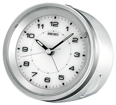 Seiko Slumber Round Bedside Alarm Clock