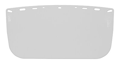 BULLARD Polyester Hard Hat Clear Visor Flat 8 x 15