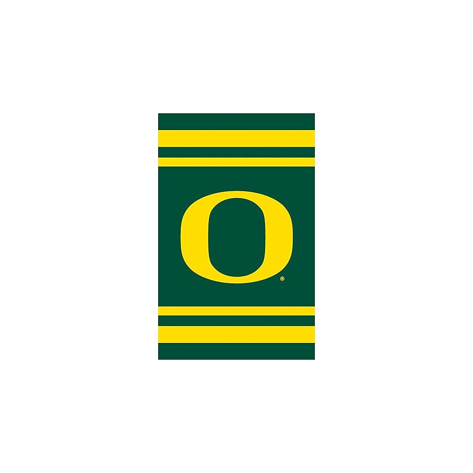 The Party Animal NCAA Appliqu  House Flag; Oregon