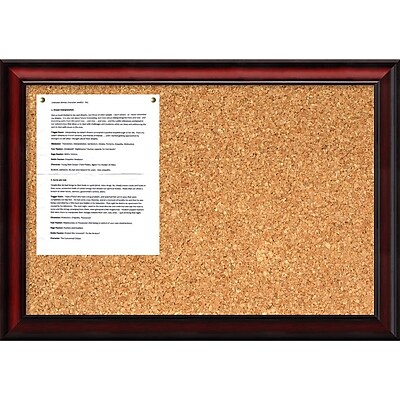 Amanti Art Rubino 19 x 27 Message Cork Boards