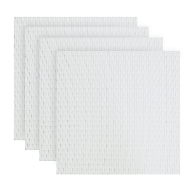 LaMont Home Harmony Placemat Set of 4 ; White