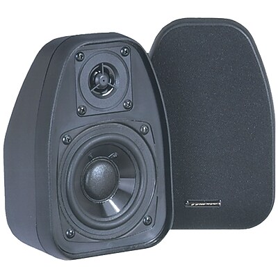 BIC America Venturi 3 1 2 2 Way Bookshelf Speaker 125 W Black