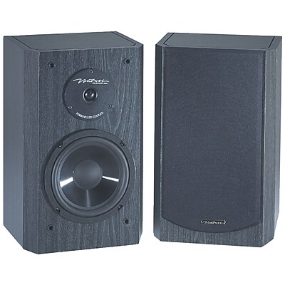 BIC America Venturi 6 1 2 2 Way Bookshelf Speaker 175 W Black