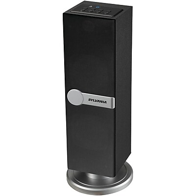 Sylvania SP269 BLACK Bluetooth Mini Tower Speaker