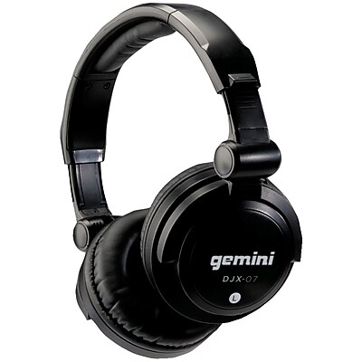 Gemini Over Ear Professional DJ Headphone Black