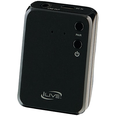 iLive IAB13B Wireless Bluetooth Receiver With Adapter