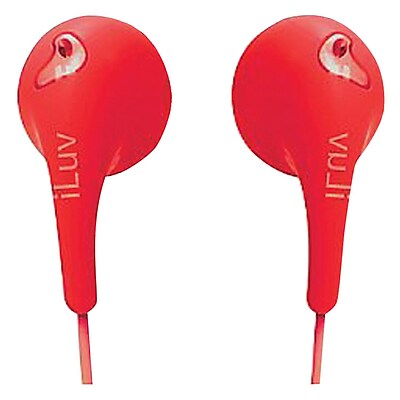 iLUV Bubble Gum II In Ear Earbud Red