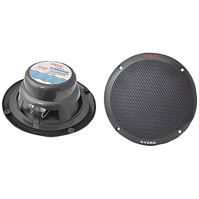 Pyle PLMR605B 6 1 2 2 Way Dual Cone Marine Speaker 400 W Black