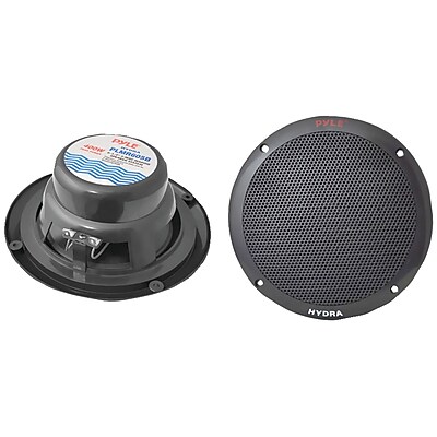 Pyle PLMR605B 6 1 2 2 Way Dual Cone Marine Speaker 400 W Black