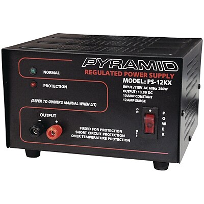 Pyramid 13.8 VDC 10 A Power Supply 250 W