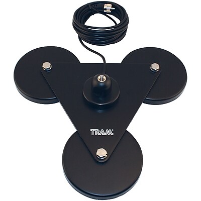 Tram Browning 269 Triple 5 Magnet CB Antenna Mount Black