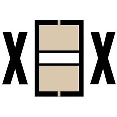 Medical Arts Press Jeter Compatible Alpha Sheet Style Labels Letter X