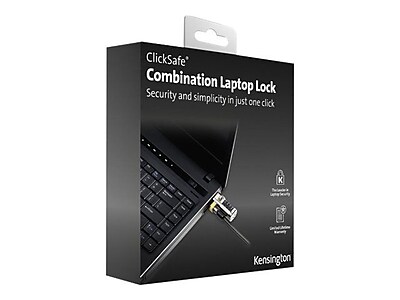 Kensington ClickSafe Combination Laptop Lock Gray K64697US