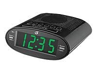 GPX C303B Time Zone Dual Alarm Clock Radio
