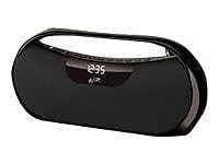 iLive IBB313B Bluetooth Portable Boombox With Rechargeable Battery Black