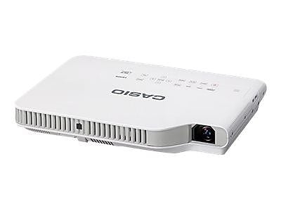 Casio Green Slim XJ-A142 XGA 2500 Lumens DLP Projector, White