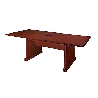 table conference wood inch mahogany regency modular veneer grommet rectangular staples 96x48 rectangle seating reviewsnapshot write num average rating office