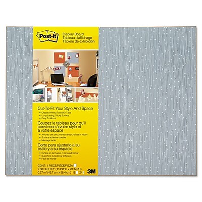 Post it Cut to Fit Display Board 18 x 23 Ice Display Board 558F ICE