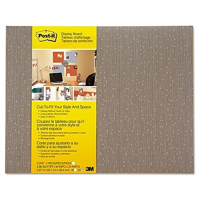 Post it Cut to Fit Display Board Mocha 18 X 23 558F MCH