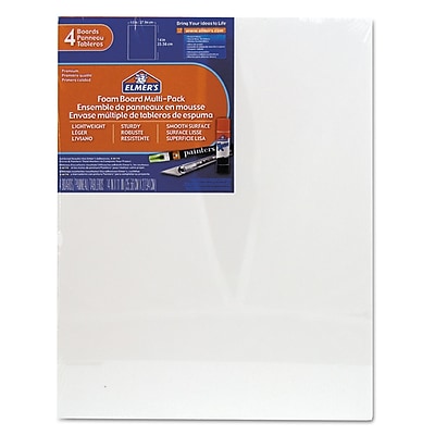 Elmer s Products Inc 8” x 10” White Pre Cut Foam Board Multi Packs 950021