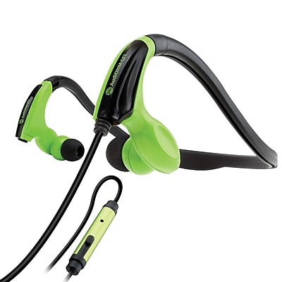 GOgroove AudiOHM CFT Behind The Head Headphones Green