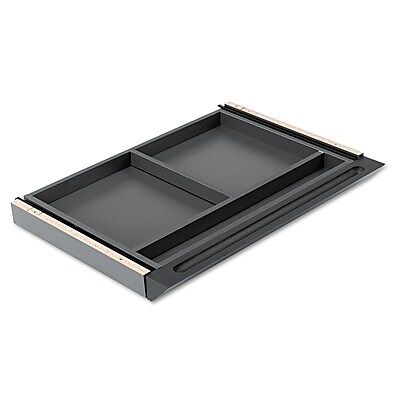 Mayline Laminate Center Drawer Aberdeen Brighton Series 25w x 18d x 2h Black ACDBLK