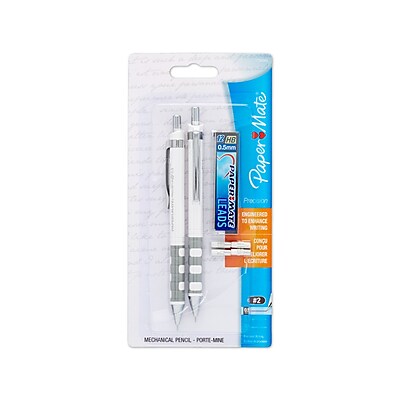 Paper Mate No. 2 Mechanical Pencils 0.5 mm Black 2 pk 1750545