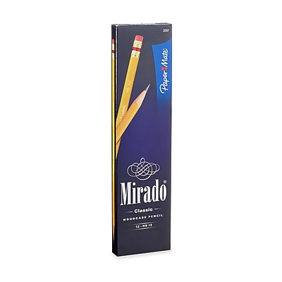 Paper Mate Mirado Woodcase 2 Pencil HB Soft Yellow 12 pk 2097