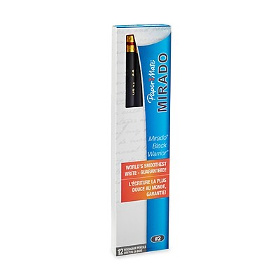 Paper Mate Mirado Black Warrior 2 Pencil Black 12 pk 2254