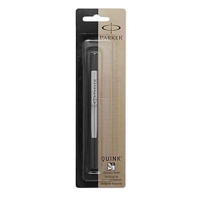 Parker Rollerball Pen Refills Medium Point Black 3021531